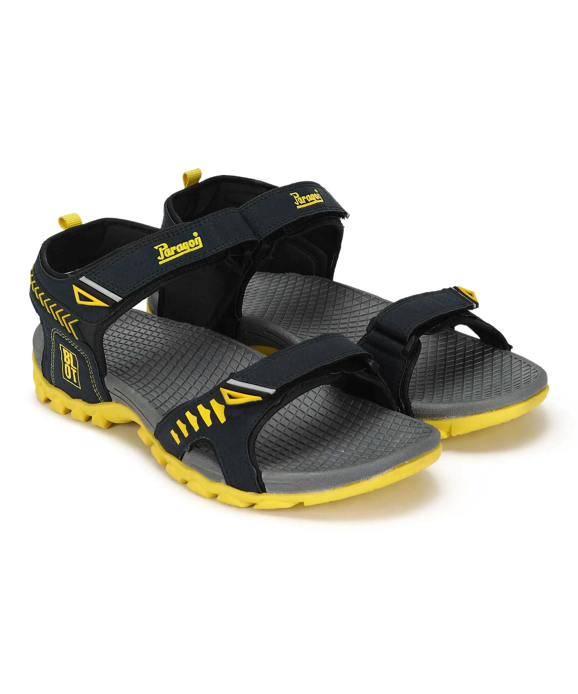 Natural Soul Sandals Paragon Blot K1424G Men Stylish Sandals | Comfortable Sandals for Daily Outdoor Use | Casual Formal Sandals with Cushioned Soles
