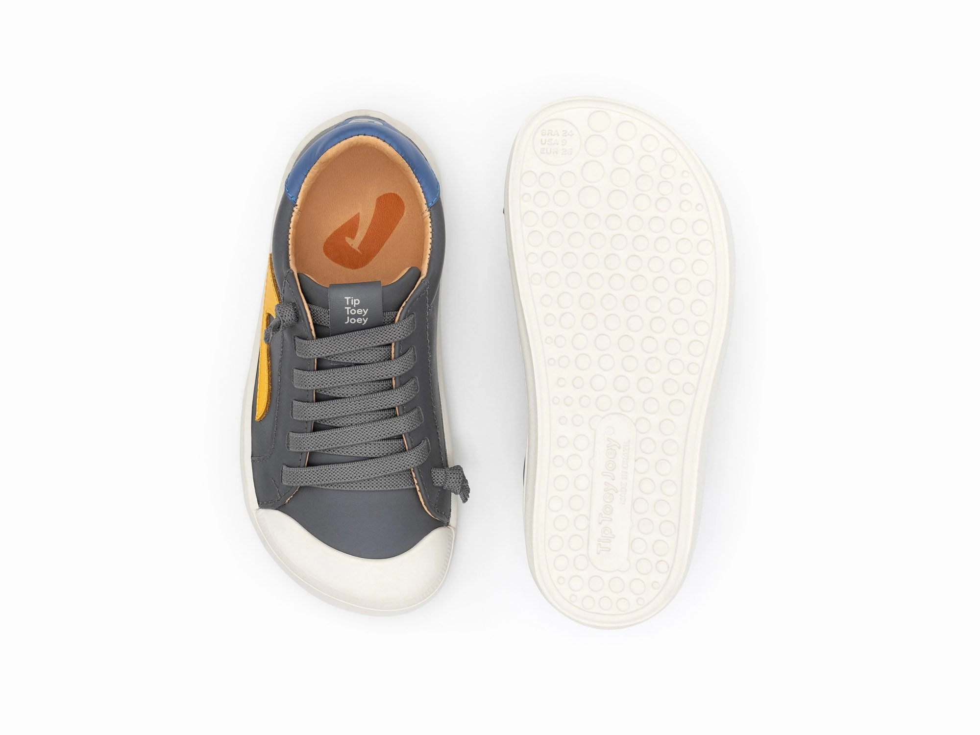 Tip Toey Joey Boy's Ground Sneakers - Slate Blue / Caja / Blue Tang Soft Vii Sneakers