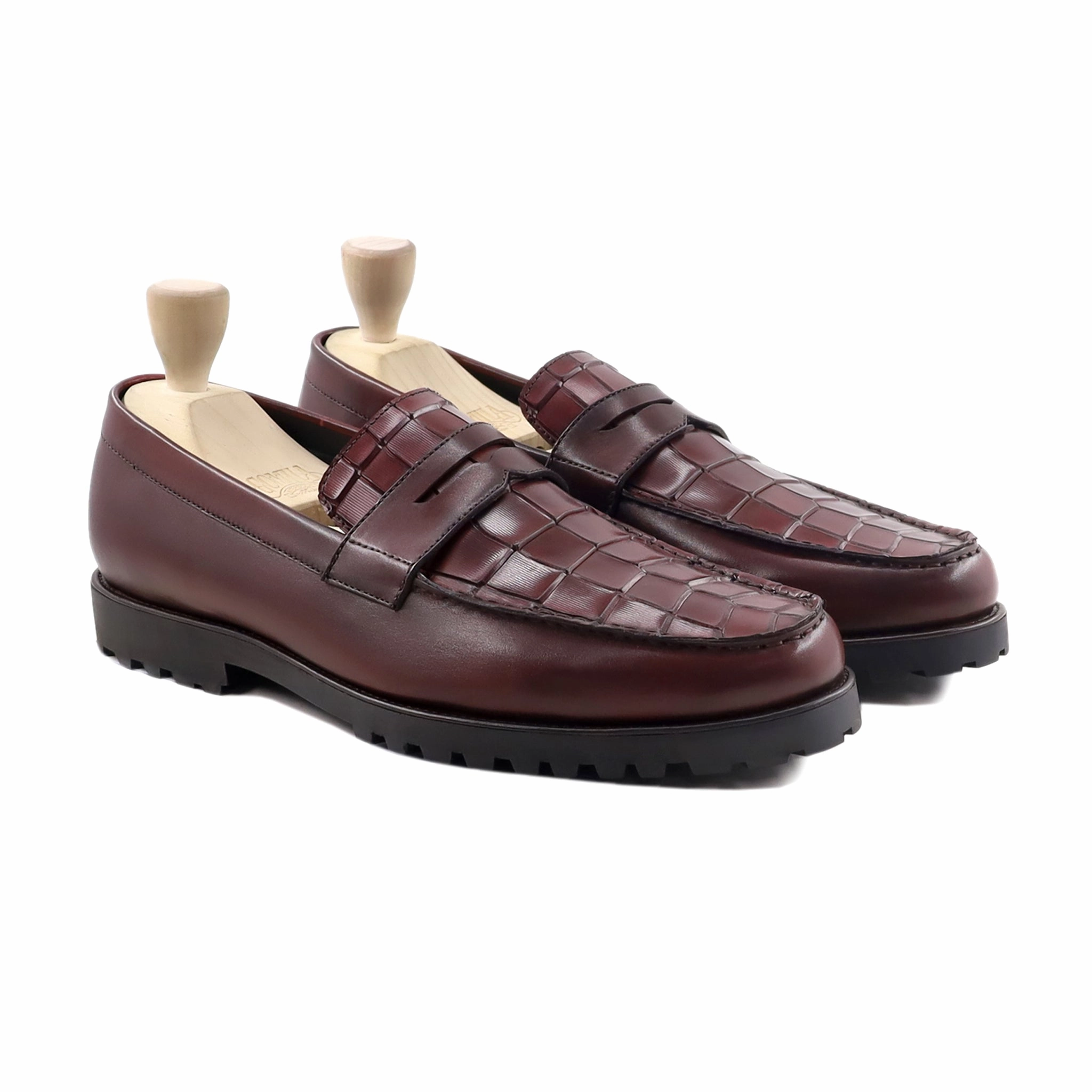 Lyman - Men's Oxblood Calf Leather Loafer Kelly Loafers