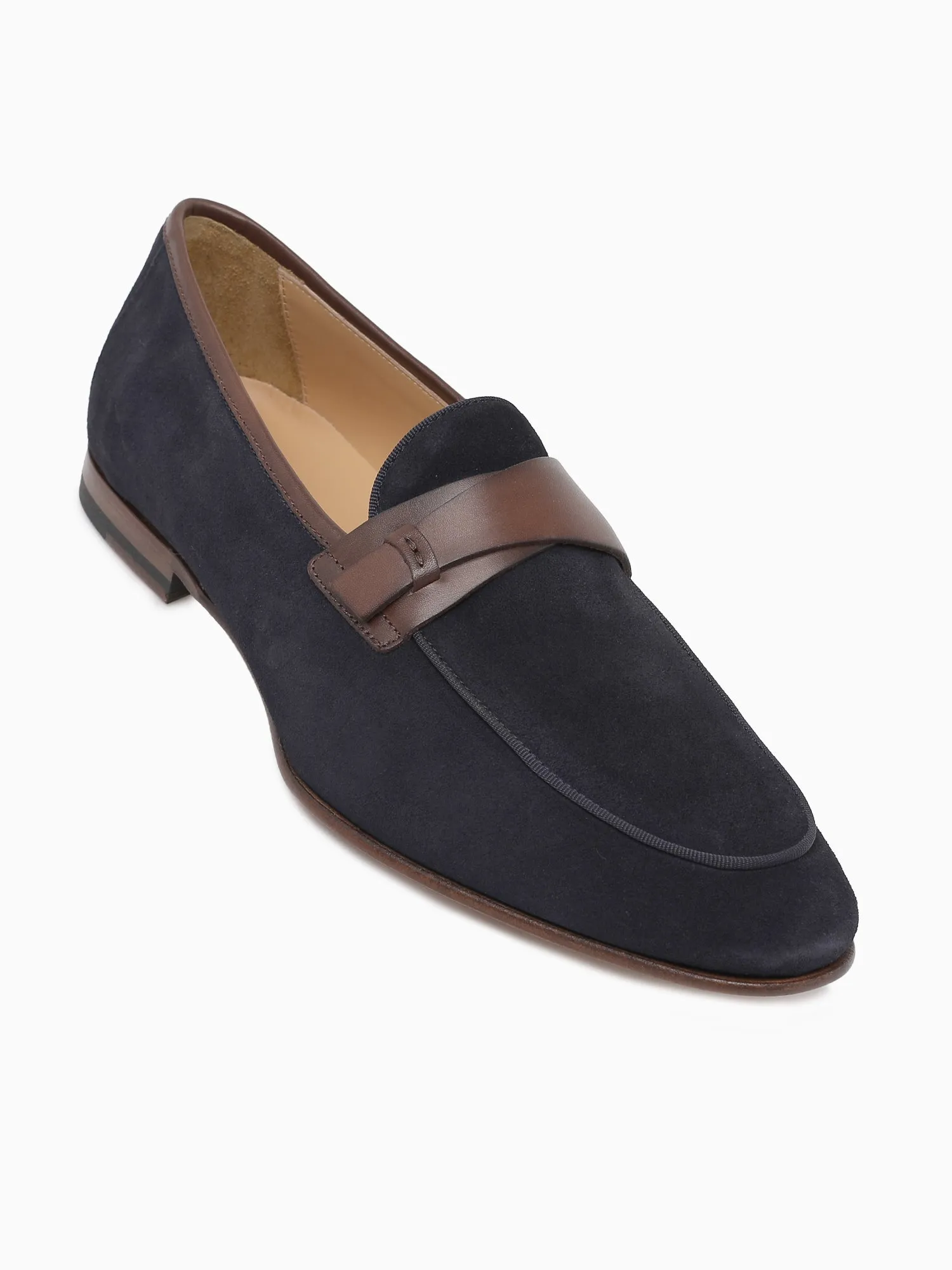 Platform Chunky Loafers Maceo Blu Bruciato softy Butterfly