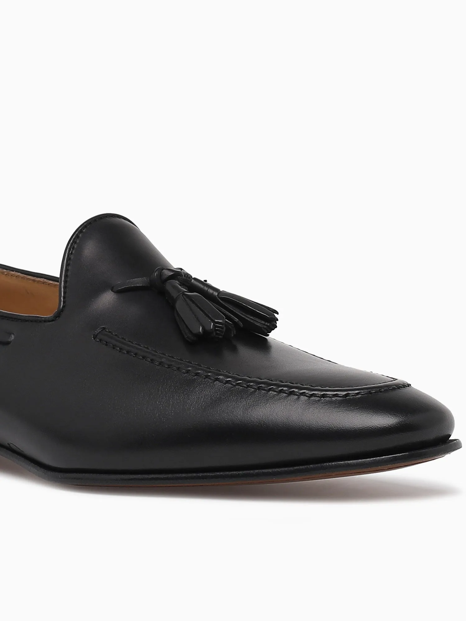 Loafers Without Socks Mack Nero Butterly