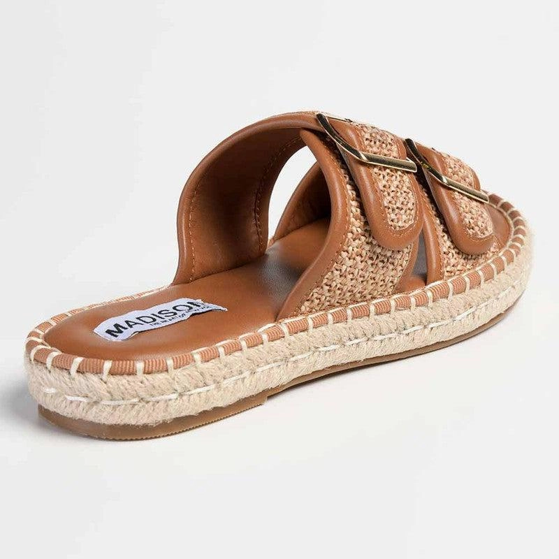 Slip On Wallabees Madison Loyalty Espadrille Mule - Tan
