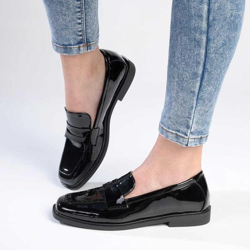 Slip On Sneakers For Wide Feet Madison Pippa 2 Loafers - Black