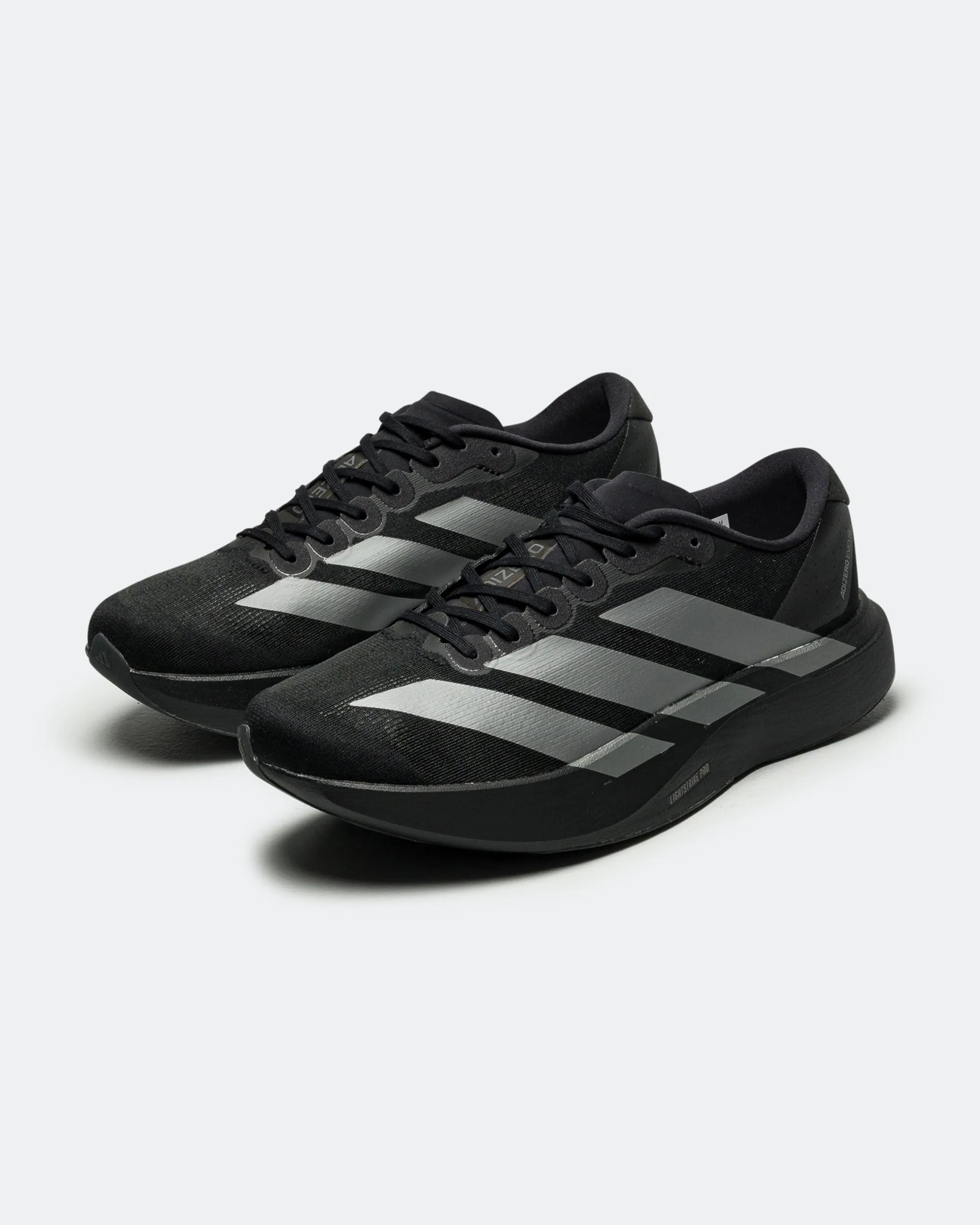 Good Running Sneakers Adizero Evo SL - Core Black/Iron Metallic-Grey Four
