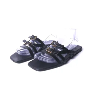 MASSIMO DUTTI  . Flat Shoes With Strap