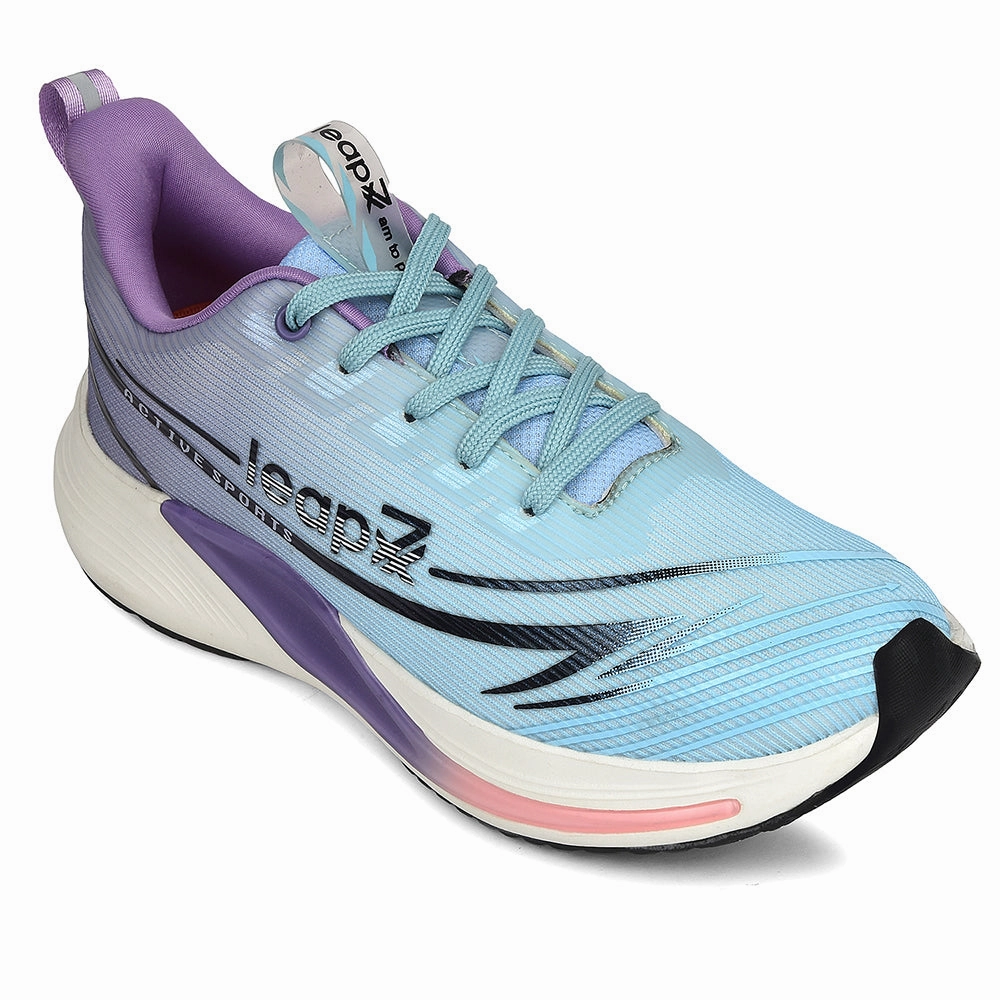 Best Shoe For Track And Field Training Leap7x Blue Sports Lacing Running Shoes For Women LIBYA-1 By Liberty