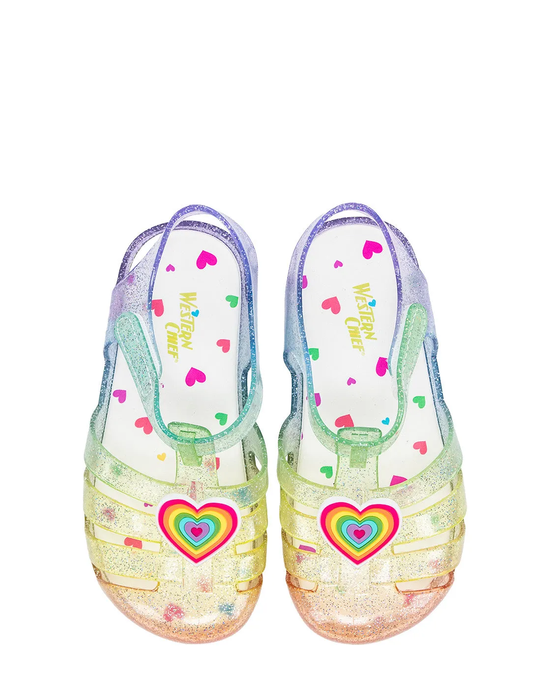 Kids Wonder Everglitter Heart Lighted Sandal - Multi Sandals Casual Comfort