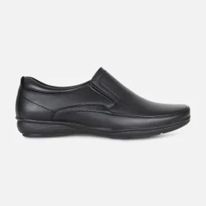 White And Black Dress Shoes MEN COMFORT SLIP-ON SHOES