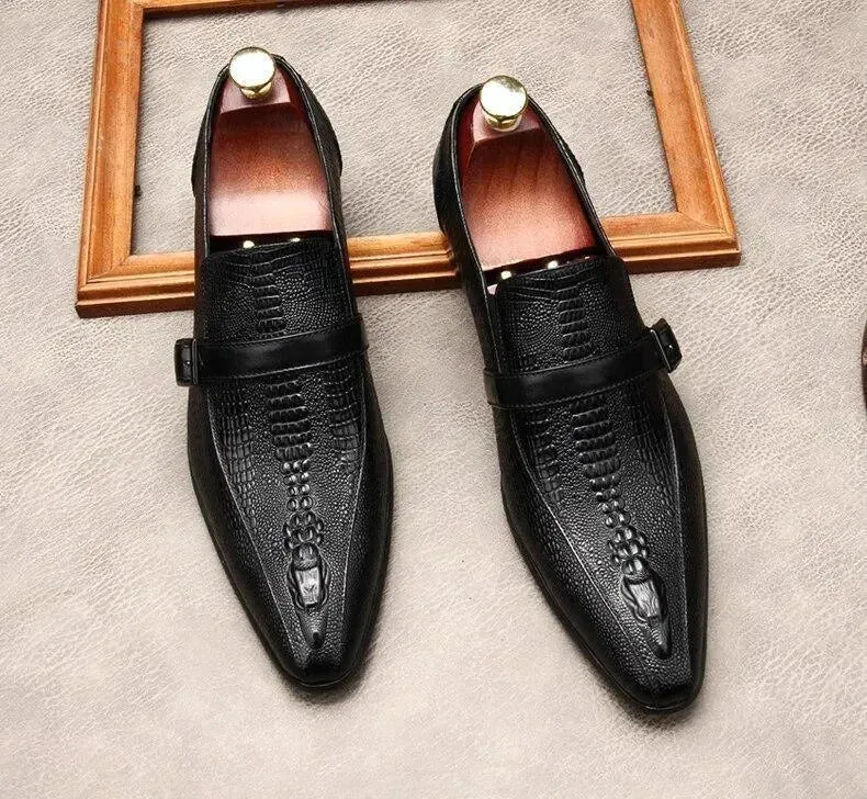 Slip.on Men  Dress Shoes -  Santino Leather Shoes