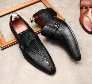 Men  Dress Shoes -  Santino Leather Shoes Slip-on Water Shoes