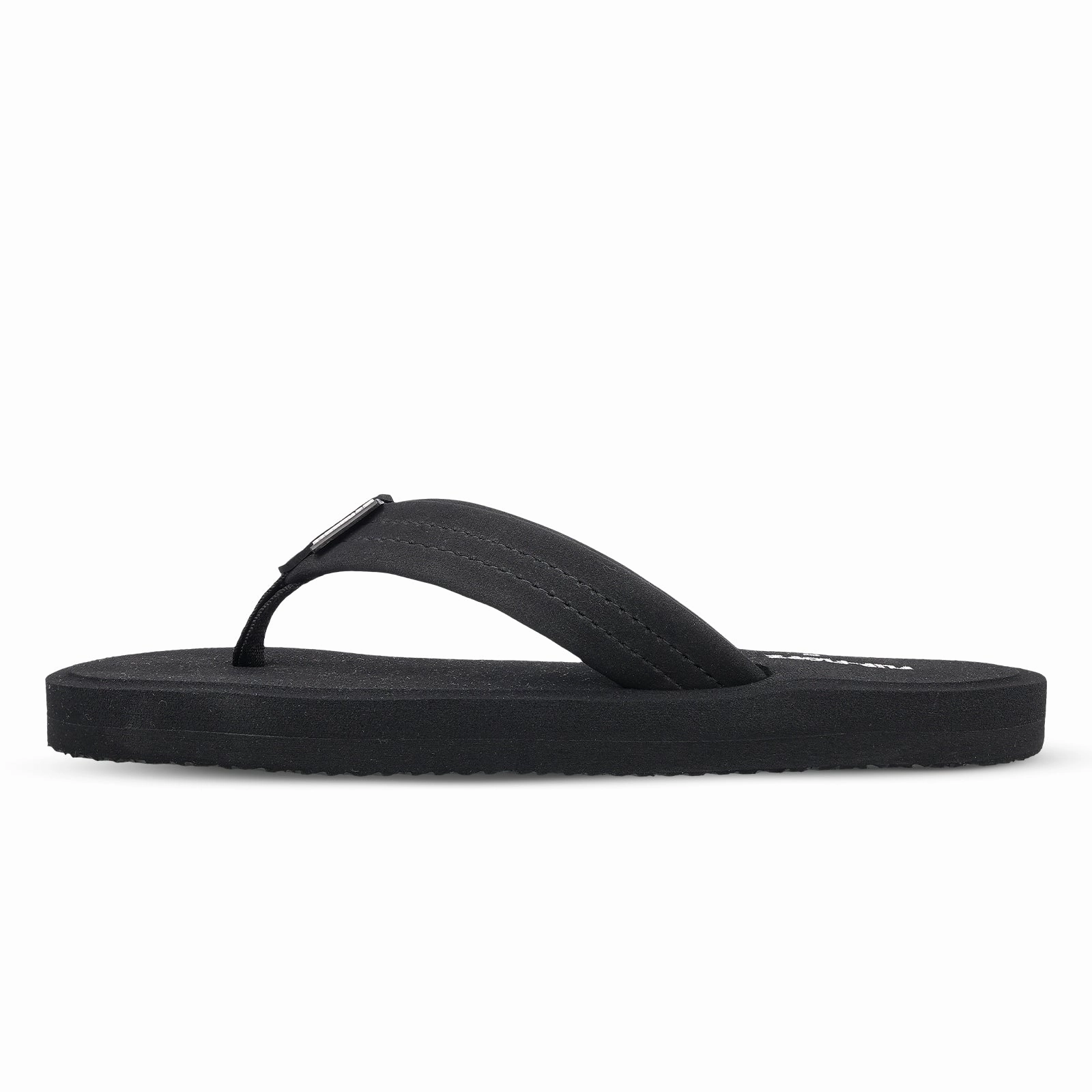 Men's Flip-Flop Slippers - WC6629 Black Memory Foam Slip On Shoes