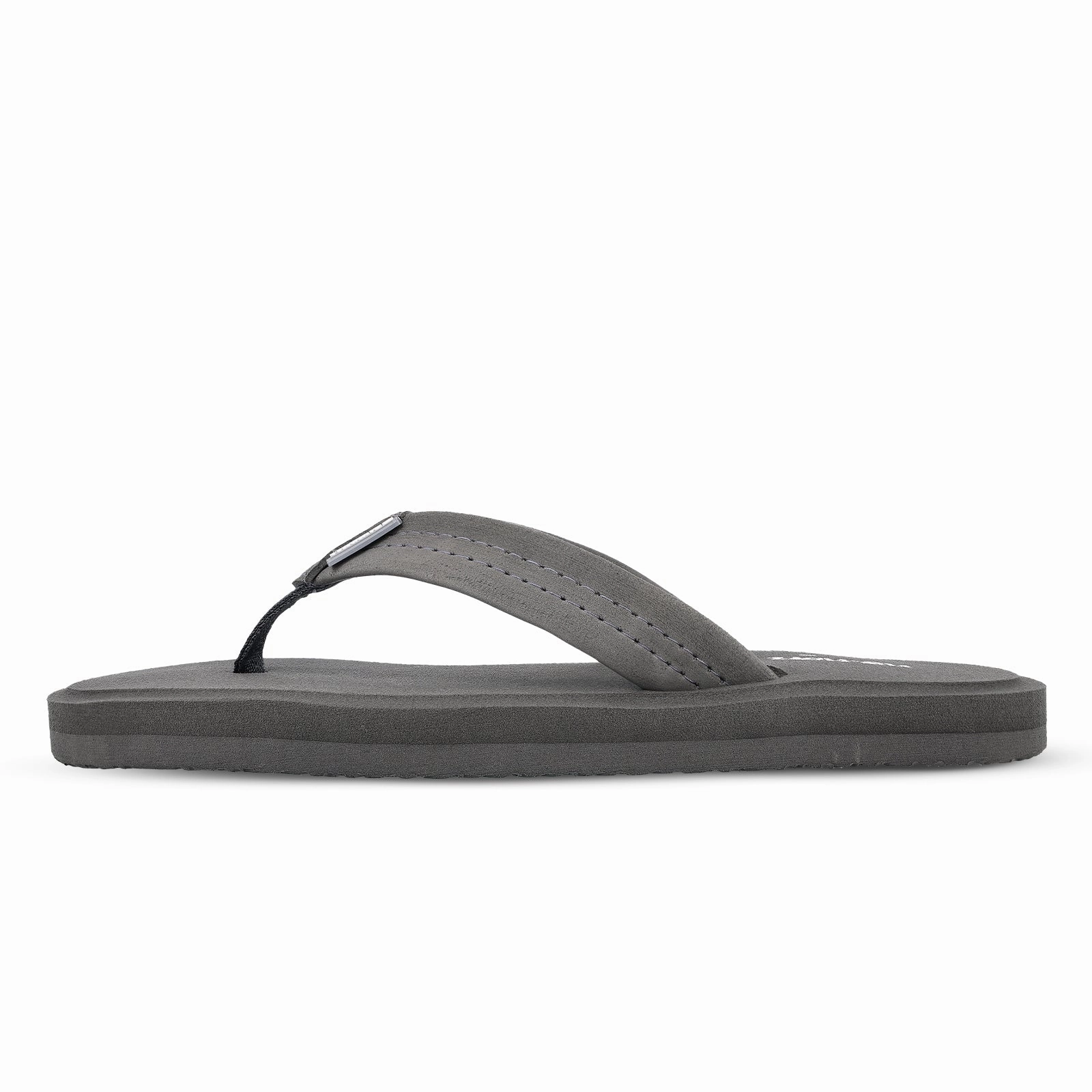 Slip On Shoes For Winter Men's Flip-Flop Slippers - WC6629 Grey