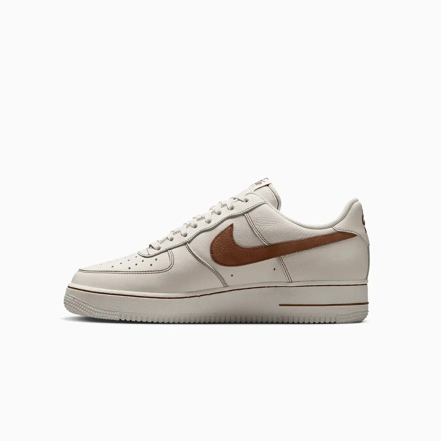 Men's Air Force 1 07 LV8 "Ivory Saddle Brown" Nike Kevin Durant Shoes