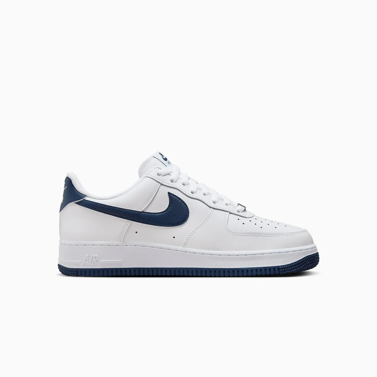 Nike Shoe Size Men's Air Force 1 `07 "White Navy"