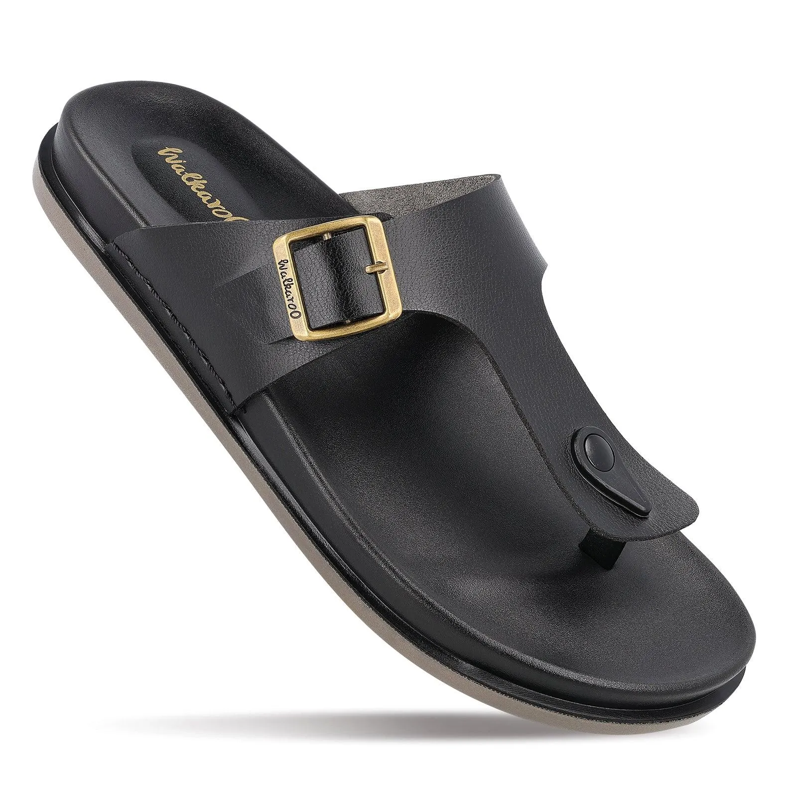 Sandals That Cover Toes Men's Daily Wear Comfort Sandals - WE1356 Black