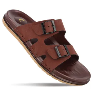 Men's Daily Wear Comfort Sandals - WGP53205 Brown Desmos Ancient Greek Sandals