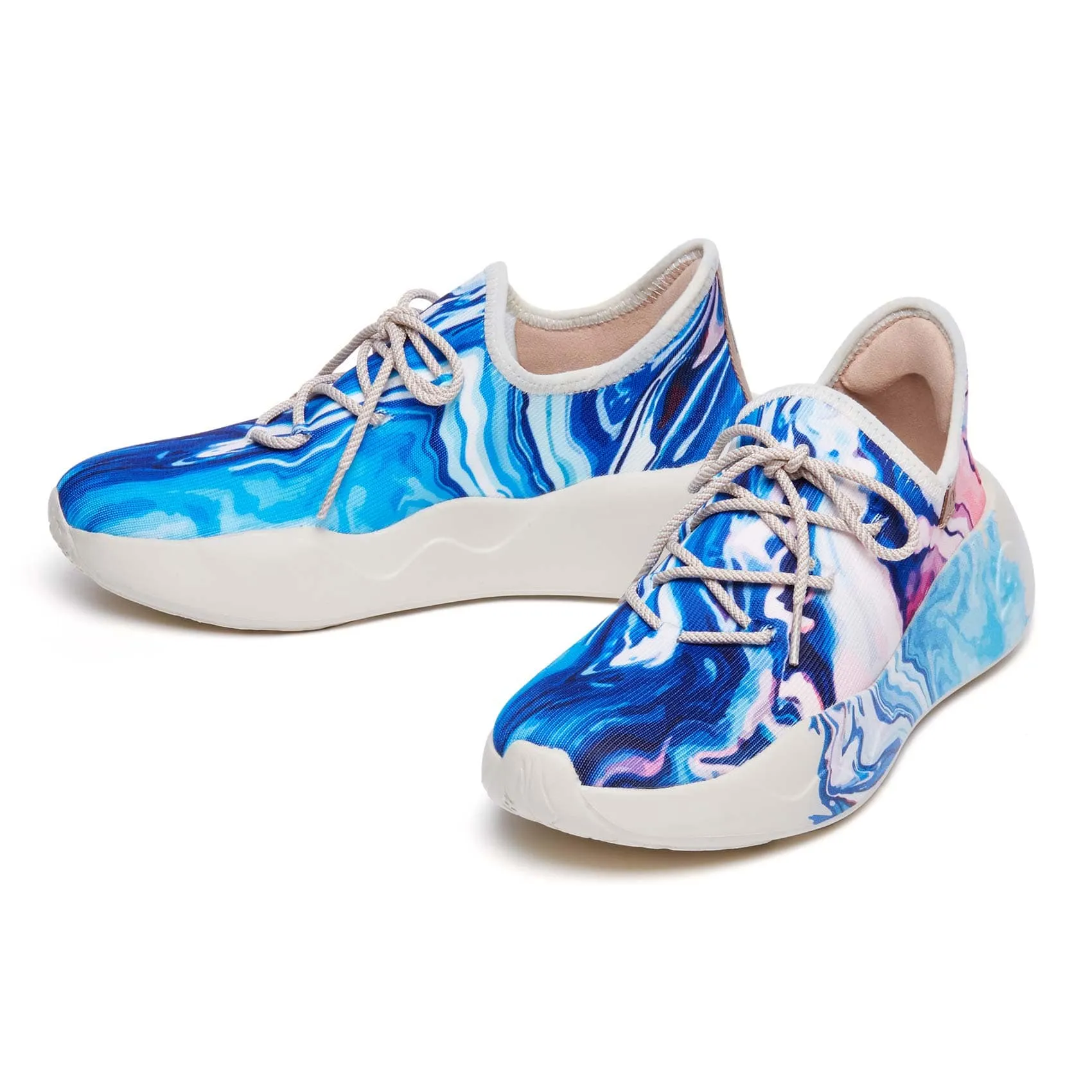 3 Inch Platform Sneakers Milky Way San Sebastian II Men