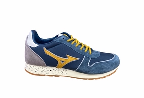 Mizuno Etamin Men sneakers bassa D1GB194923 navy gold Oxford Sneakers
