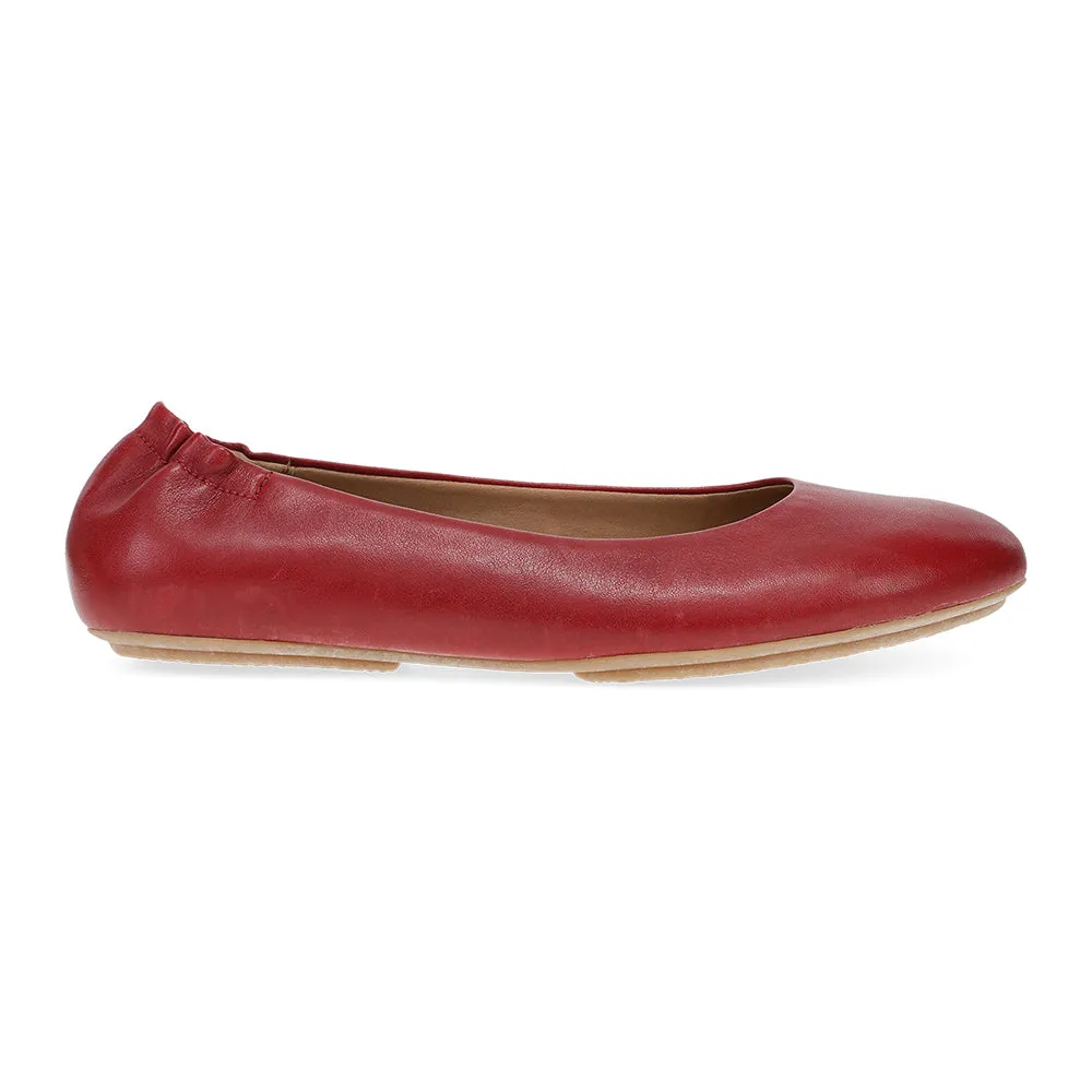 Leather Flat Ballet Shoes Mollie