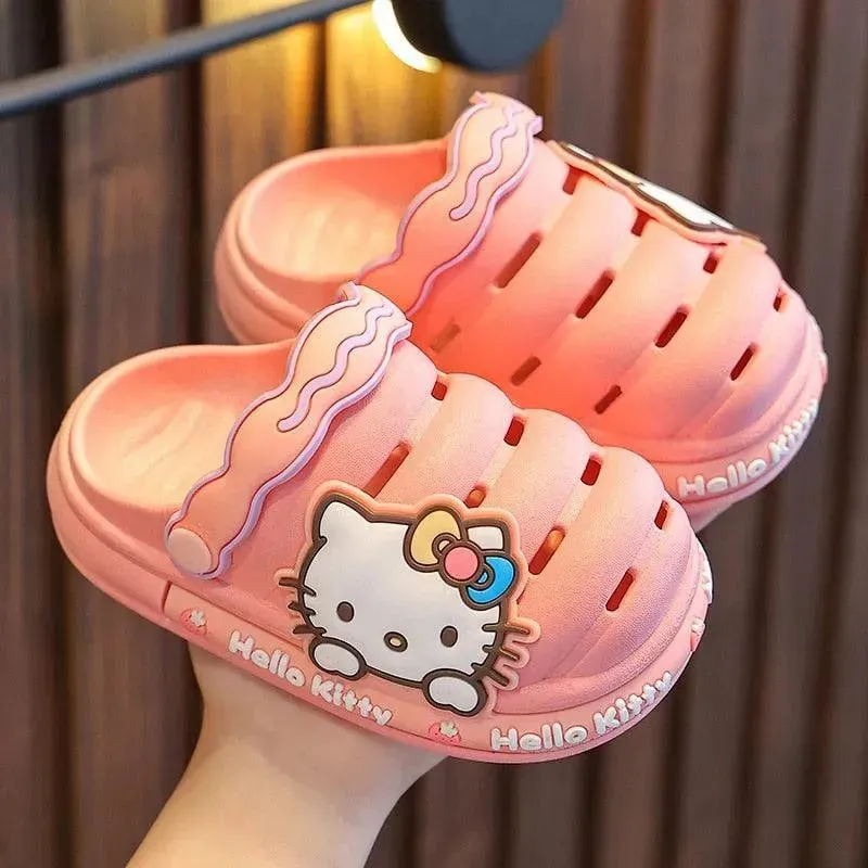 Motif Breathable Croc Shoes Multicolor Sandals