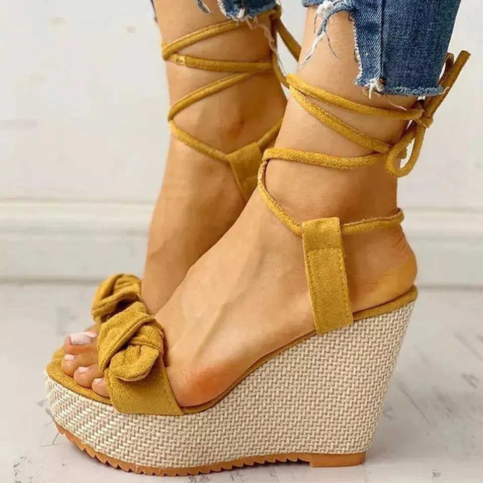 Elegant Strap Wedge Sandals Sandals South Coast Sandals Resort