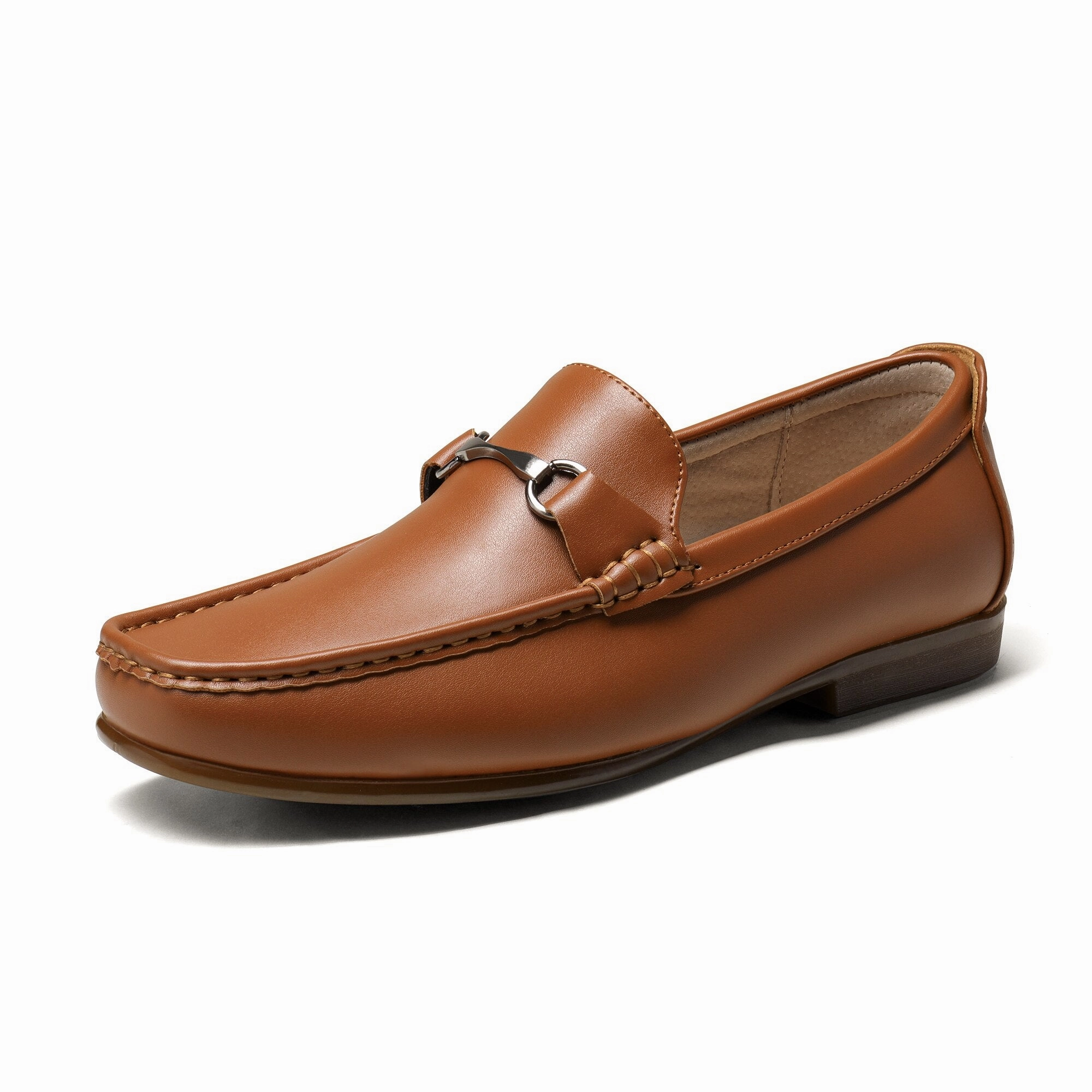 Loafers Spikes West Louis Business-Men Executive Style Leather Mocassins