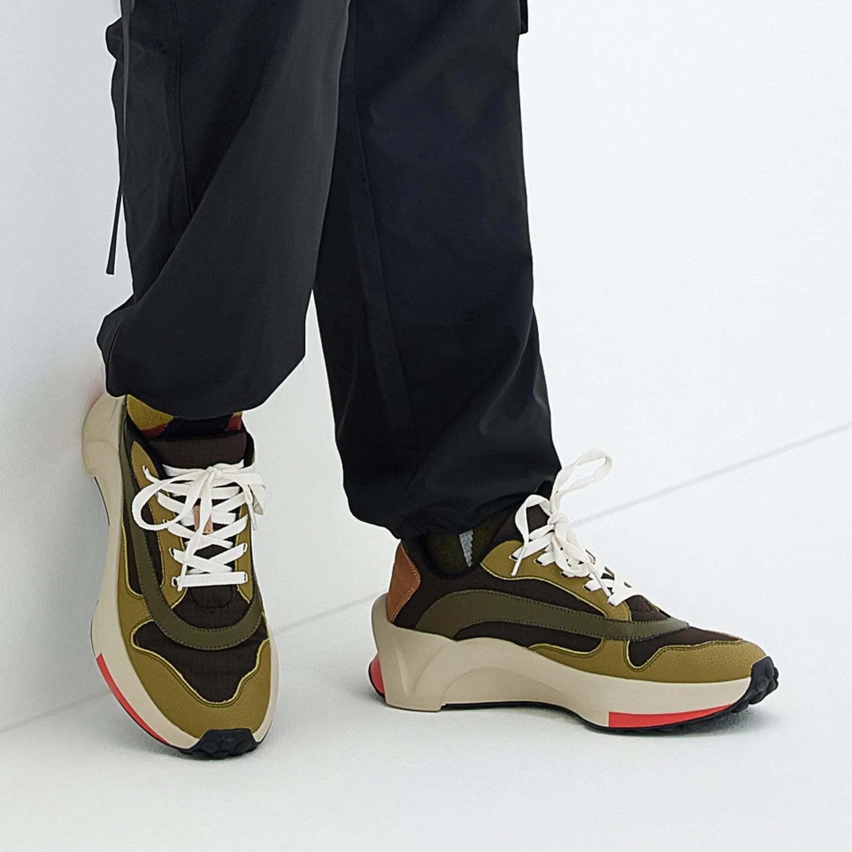 Natural Green Sevilla II Men Danskin Sneakers