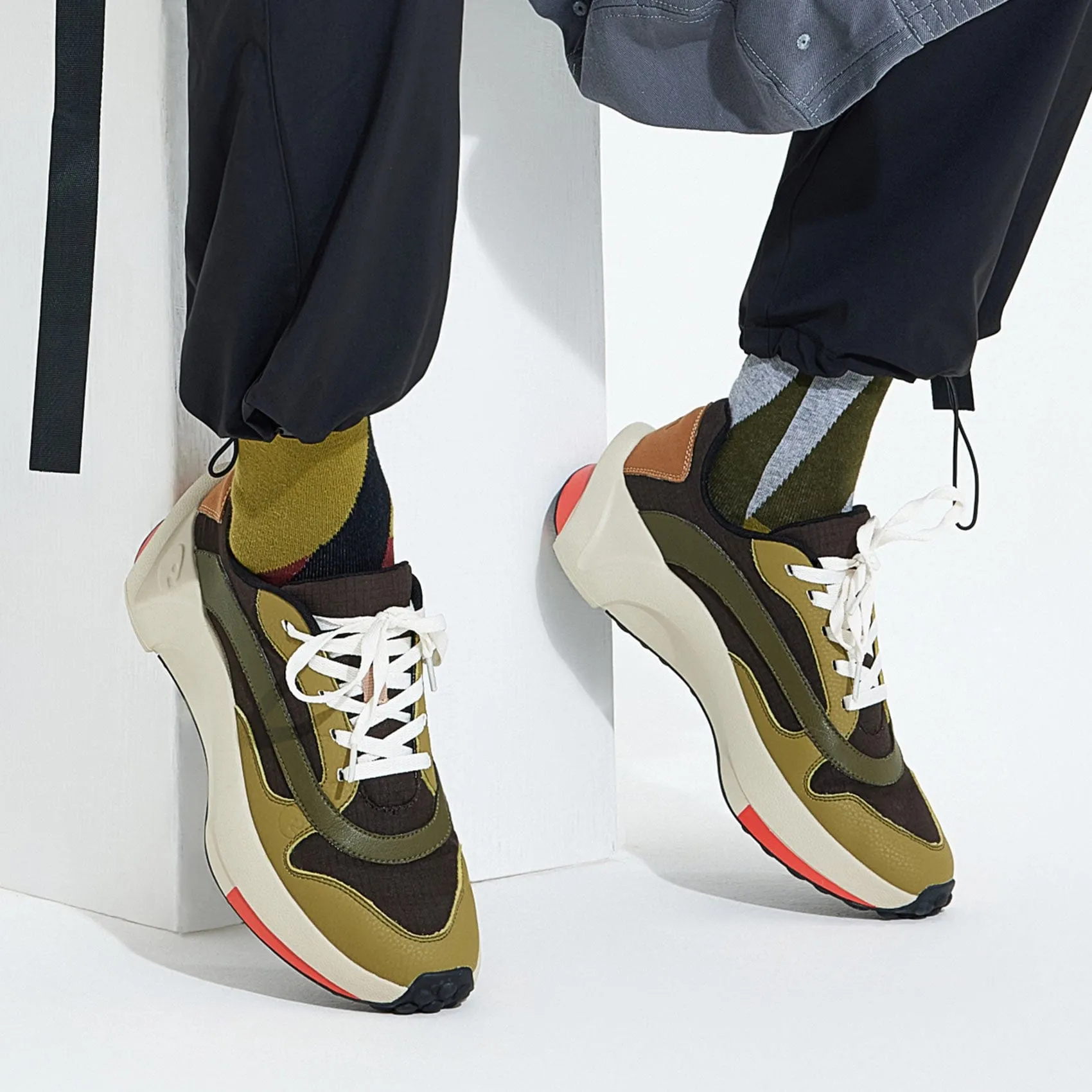 Natural Green Sevilla II Men Euphoria Sneakers