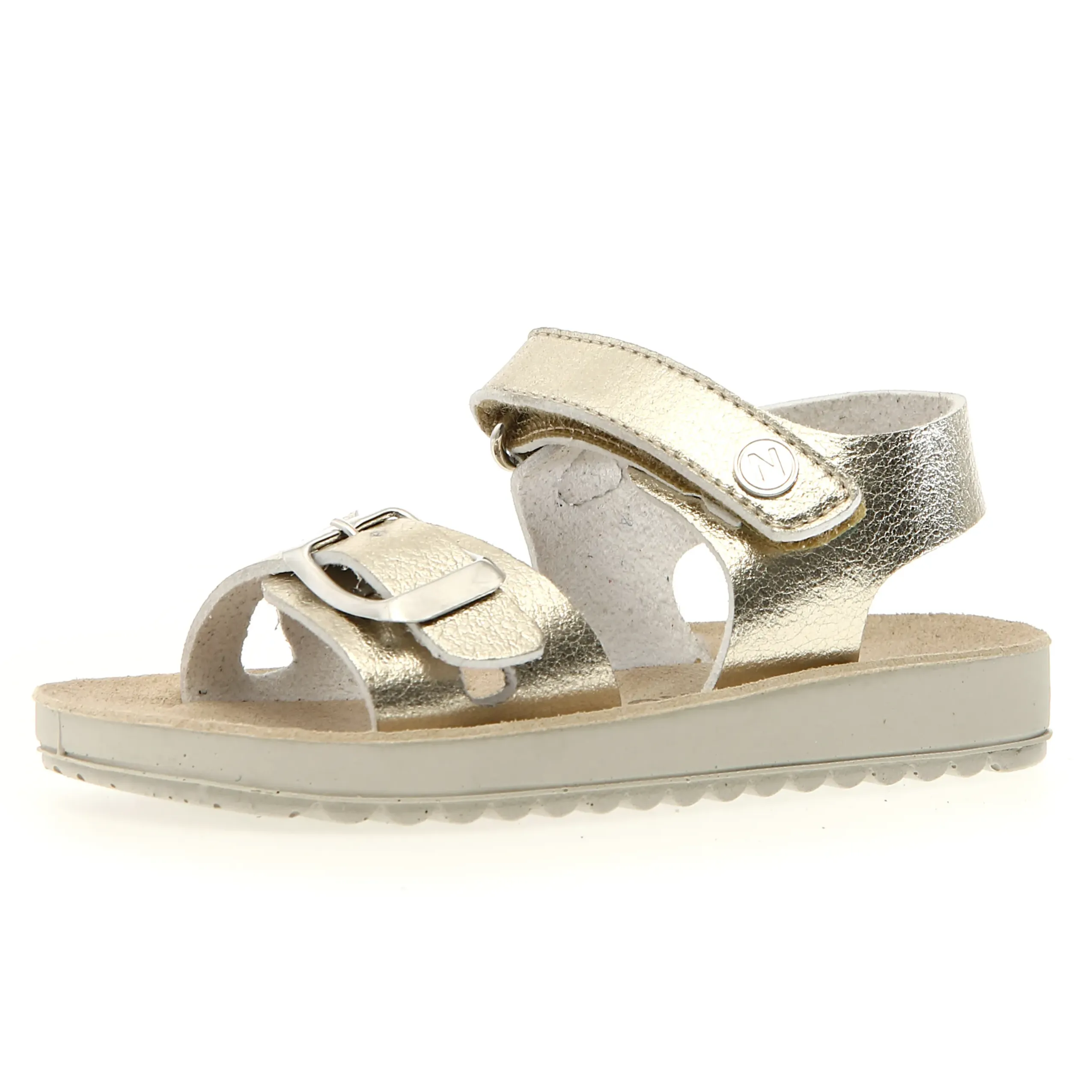Naturino Girl's Kimama Sandals - Platinum Spanish Sandals