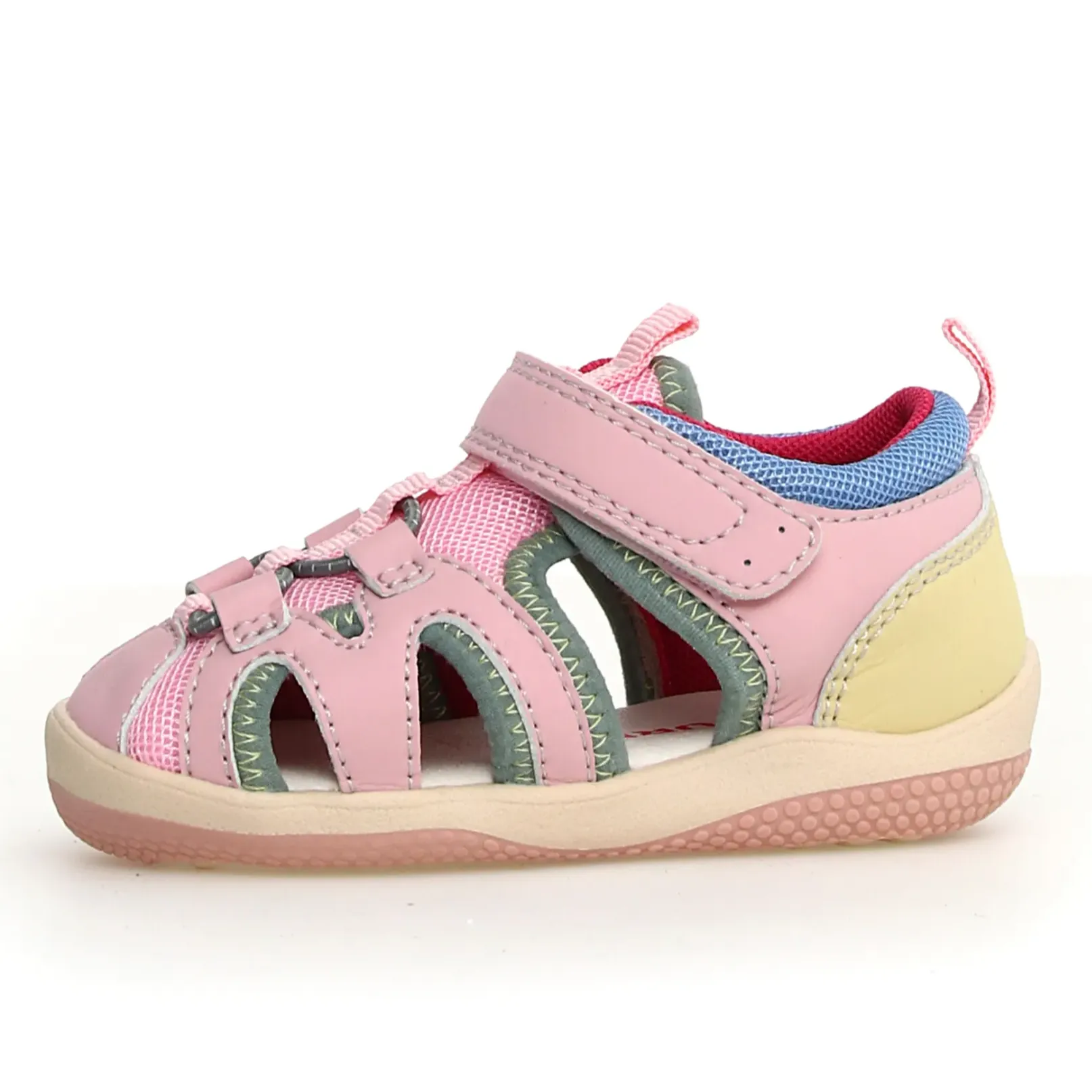 Naturino Girl's Rekin Vl Casual Shoes - Pink / Paglia Great Walking Sandals