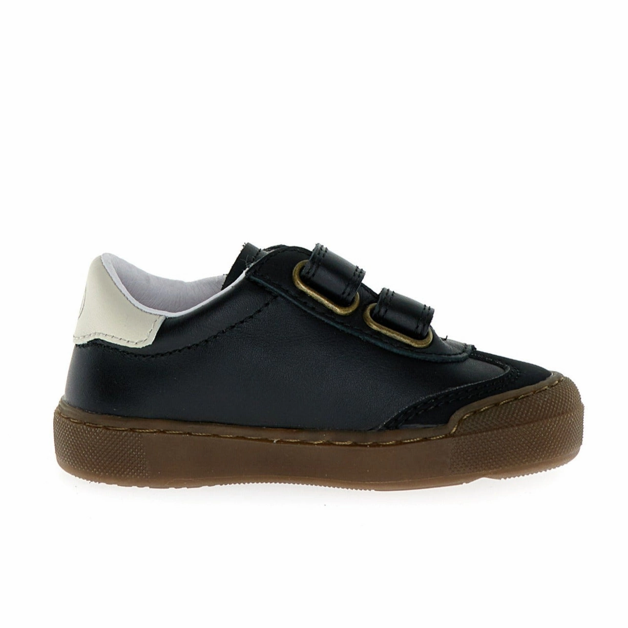 Naturino Boy's and Girl's Riby Vl Casual Shoes - Black/Milk Sneakers Trailer