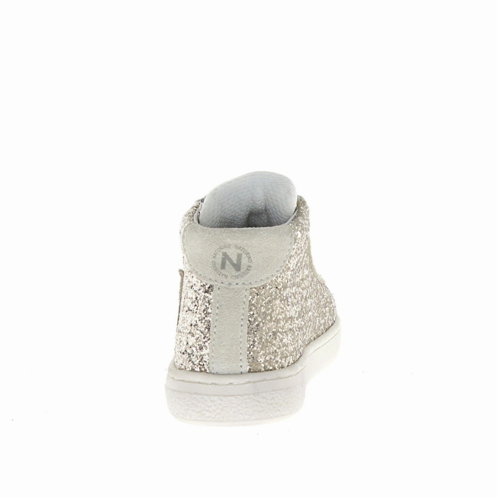 Club C Extra Sneakers Naturino Girl's Pinn High Vl Casual Shoes - Platinum/Milk