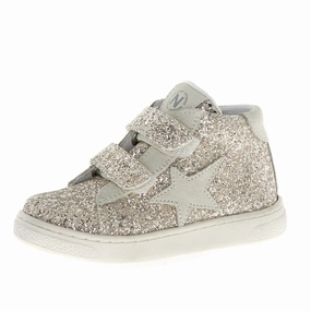 Sneakers With Wedge Naturino Girl's Pinn High Vl Casual Shoes - Platinum/Milk