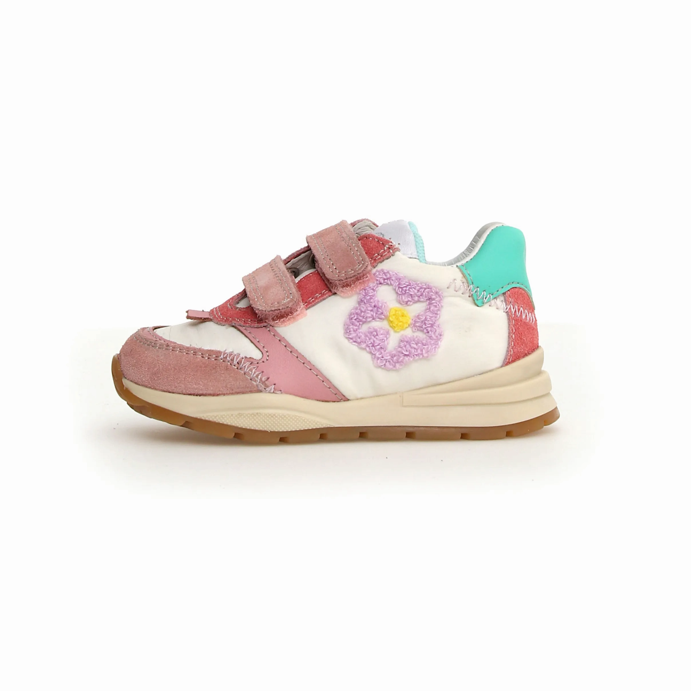 Naturino Girl's Quelly 3 Vl Sneakers - Pink / Milk Sneakers Websites