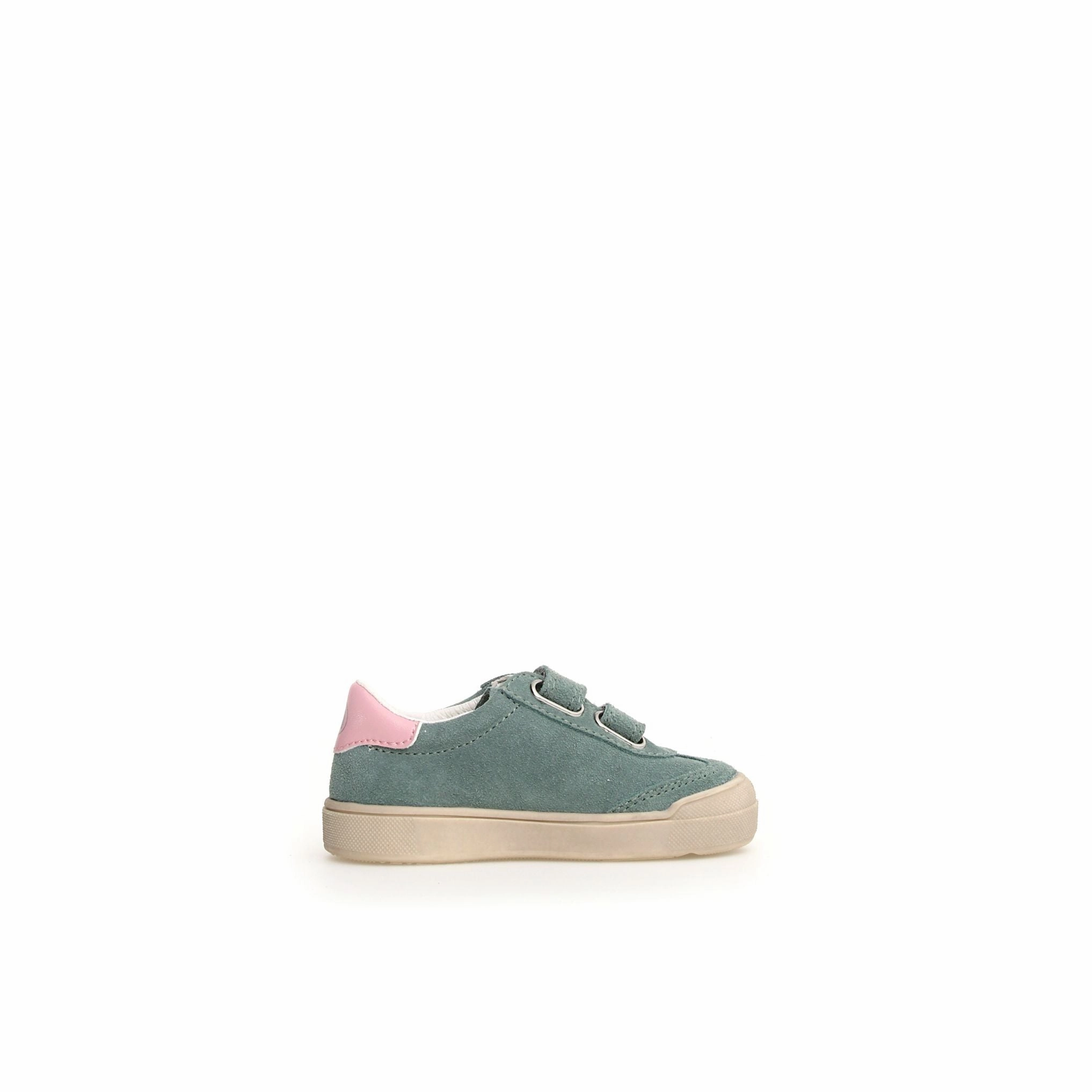 On Cloud Sneakers Naturino Girl's Riby Vl Casual Shoe with Hoop and Loop Closure - Sage / Pink