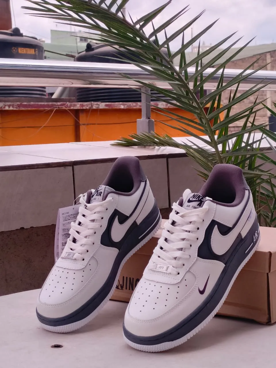 Sneakers With Star On Side Nike Air Force 1 Low  White/Grey