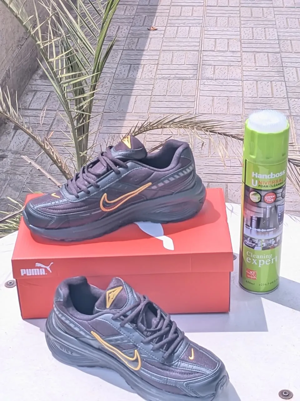 Nike Air Max Runner  Black Gold Edition Good Looking Sneakers