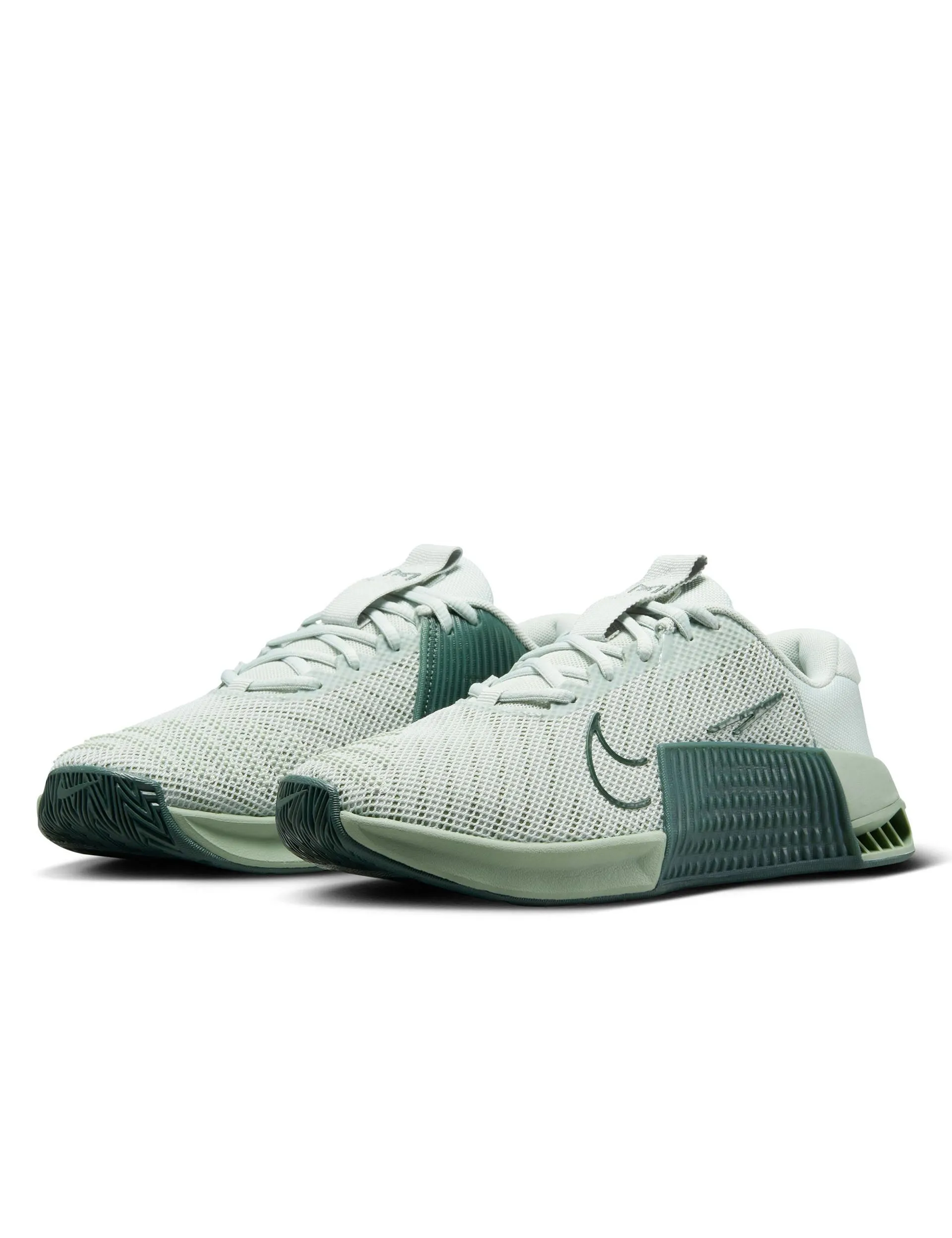 Nike Running Shoes Size Guide Metcon 9 Shoes - Light Silver/Vintage Green/Jade Horizon