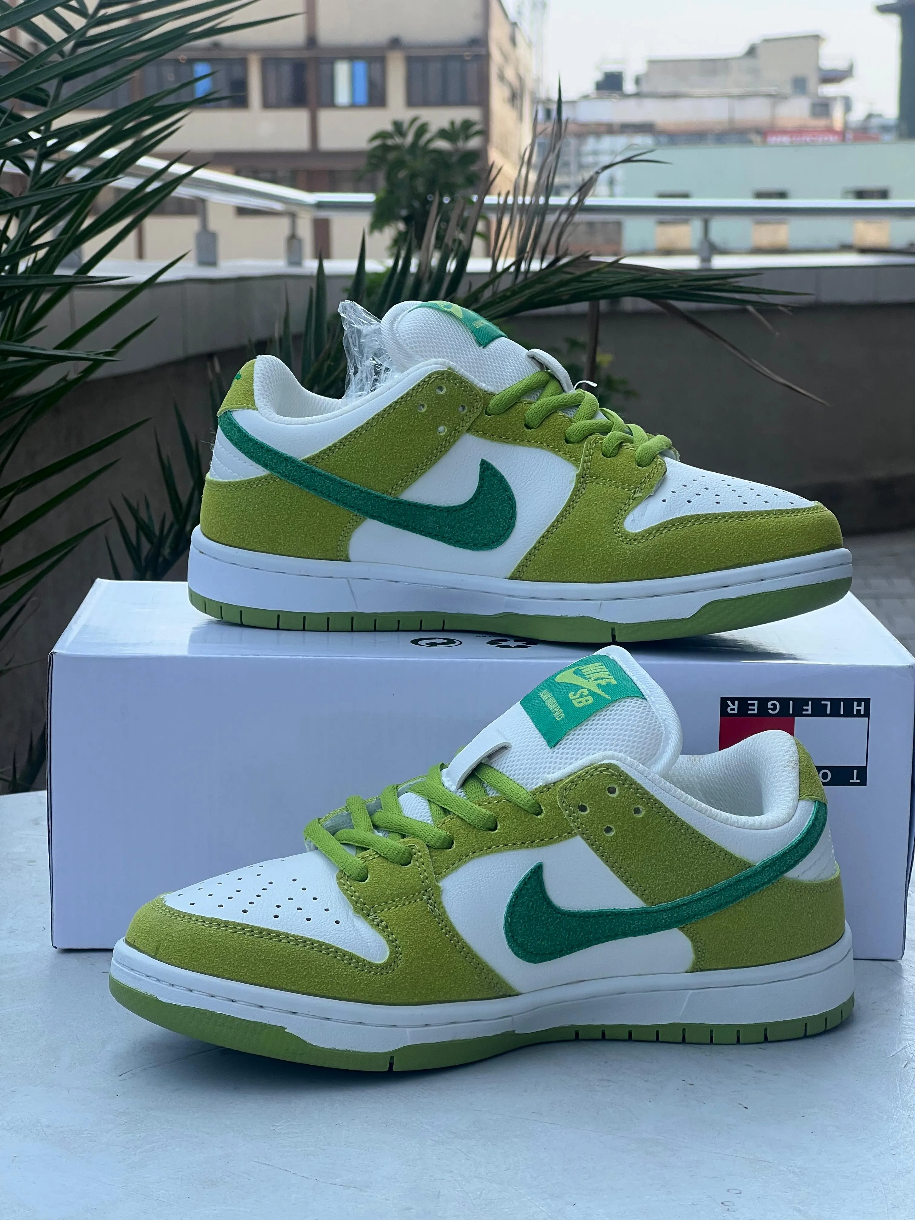 Ducks Sneakers Nike SB Dunk Low White&Forest Green