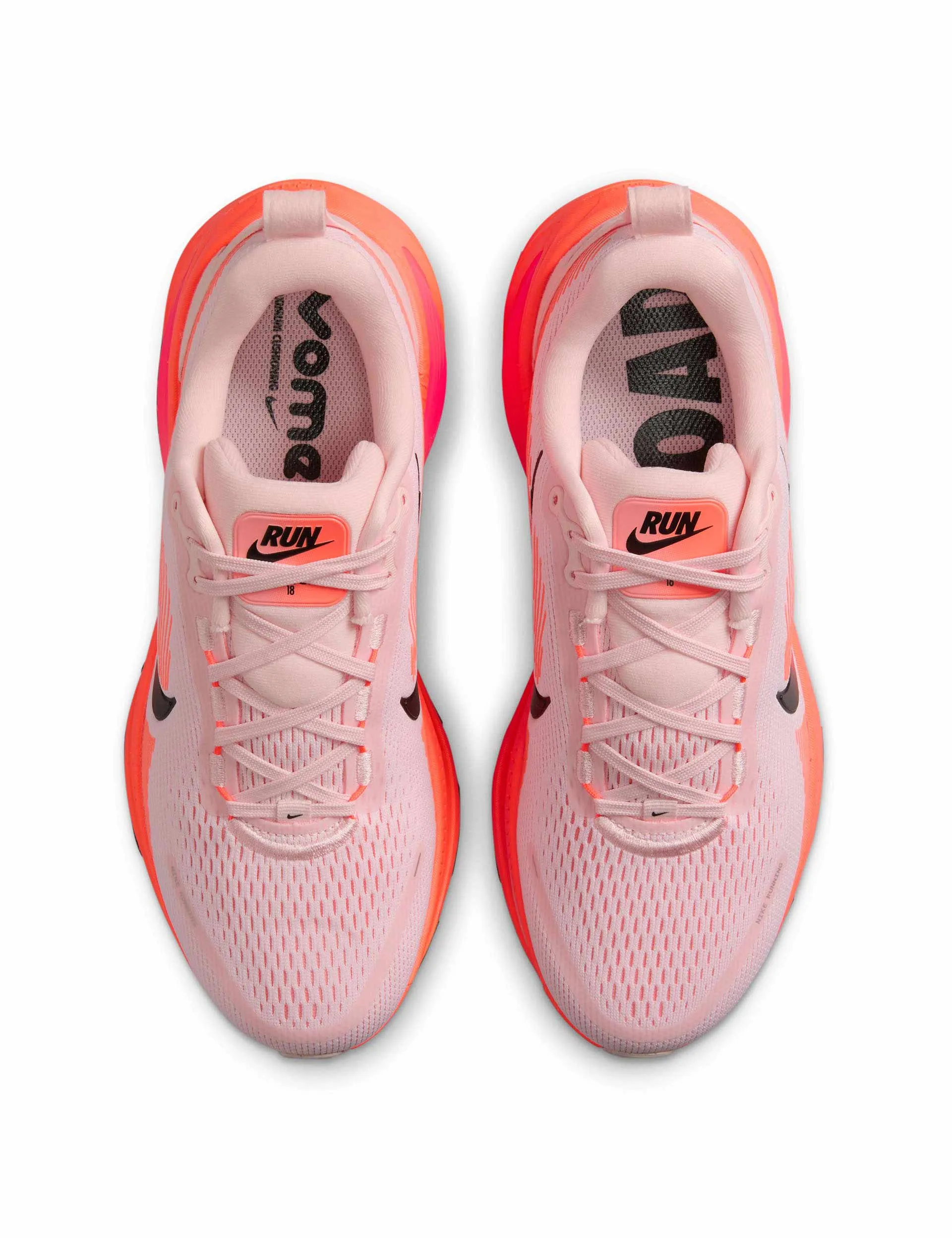 Vomero 18 Running Shoes - Atmosphere/Black/Bright Crimson Nike Running Shoes Cushioned