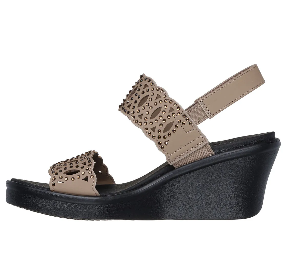 Comfortable Bridal Shoes Flats RUMBLE ON - JUST DANCE - MOCHA