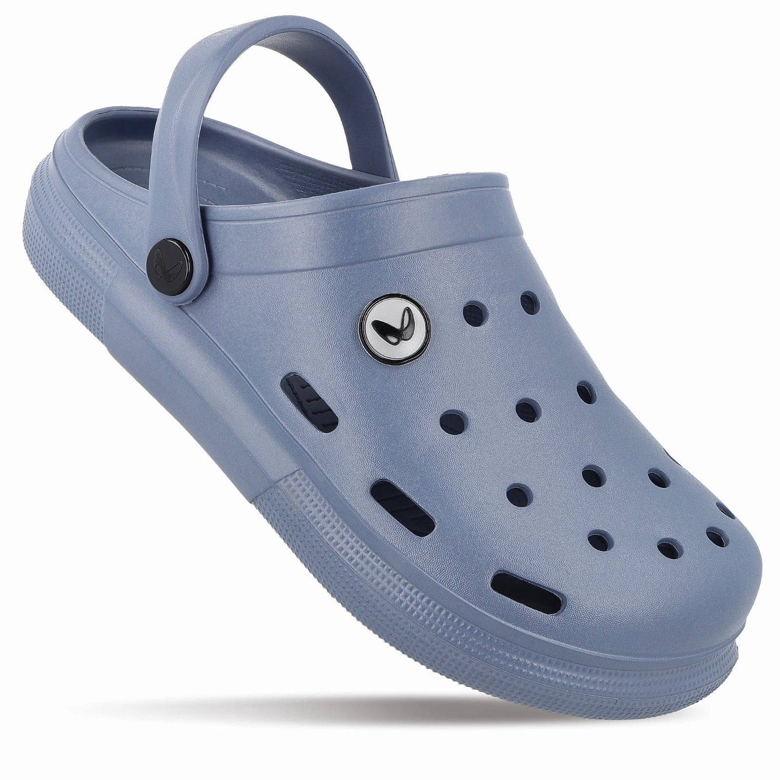 Men's Clogs  - WC4843 Cool Grey Slip On Rain Shoes