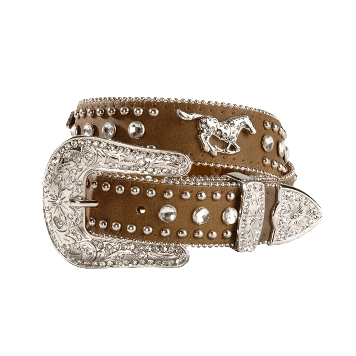 Nocona Children's Brown Running Horse  Belt N4427644 520 Running Shoes