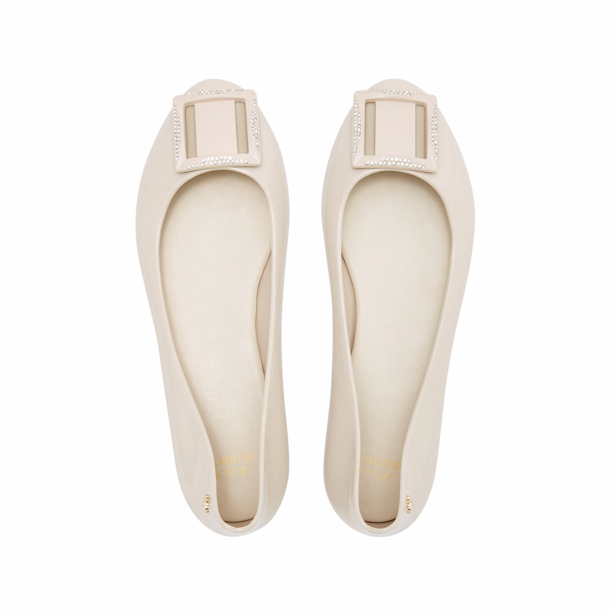 Flat Wide Fit Shoes Noud Ballerinas Off-White