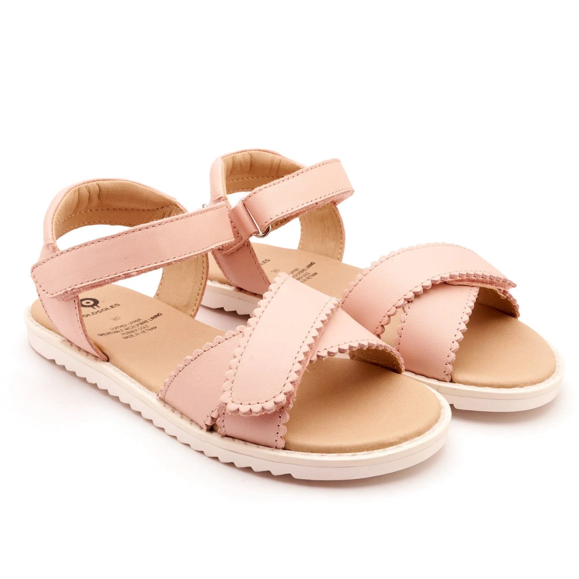 Old Soles Girl's Peachy Sandals - Powder Pink Sandals Caribbean Resorts