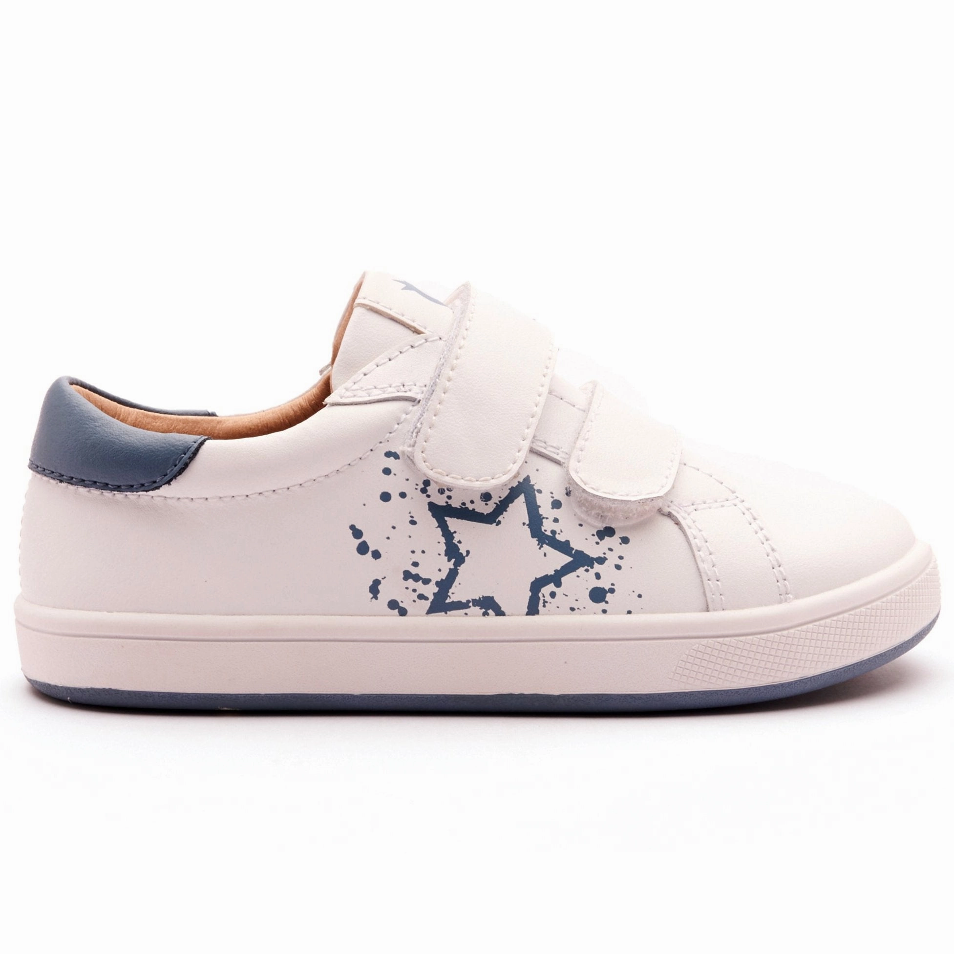 Sorel Casual Sneakers Old Soles Boy's and Girl's Low Splash Casual Shoes - Snow / Indigo / White Indigo