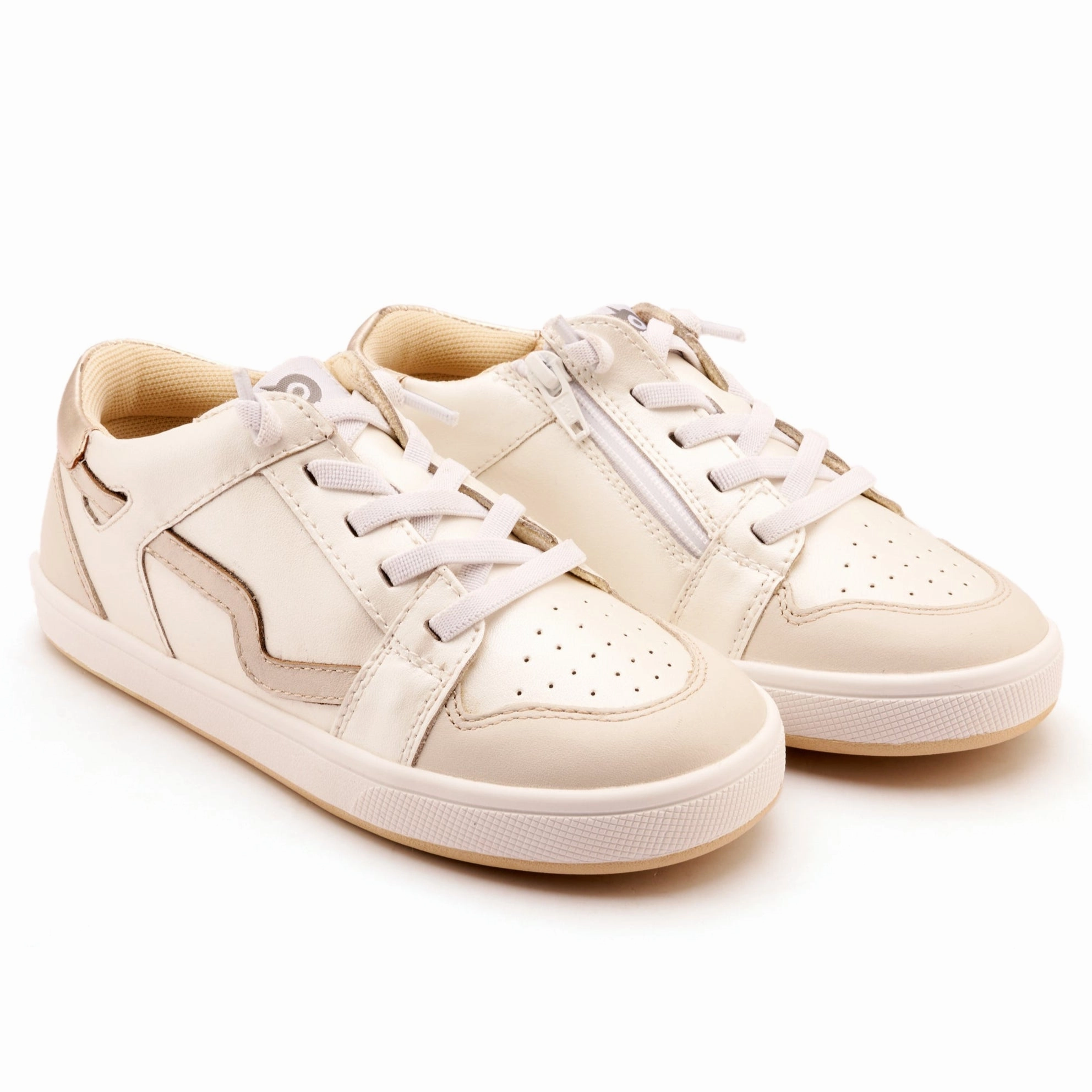 Puma Mayze Platform Sneakers Old Soles Girl's Field Runner Casual Shoes - Nacardo Blanco / Vanilla / Gold