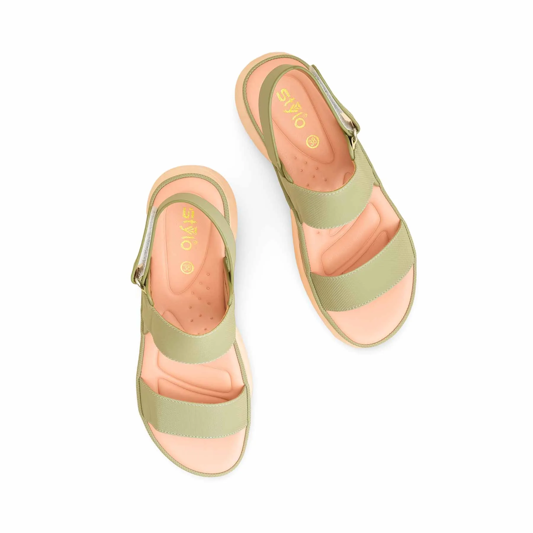 Wedge Sandals Dress Olive Formal Sandal For Women PU0593