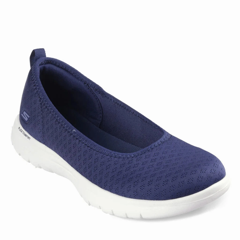 Cool Flat Shoes ON-THE-GO FLEX - SIENA - NAVY WHITE