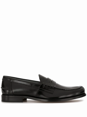 Moschino Loafers LEATHER LOAFERS
